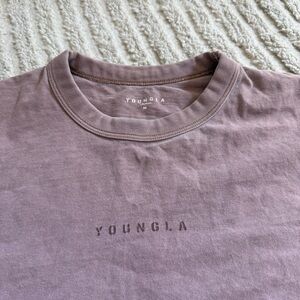 YoungLA Mauve T-Shirt Medium Gymrat Workout Shirt